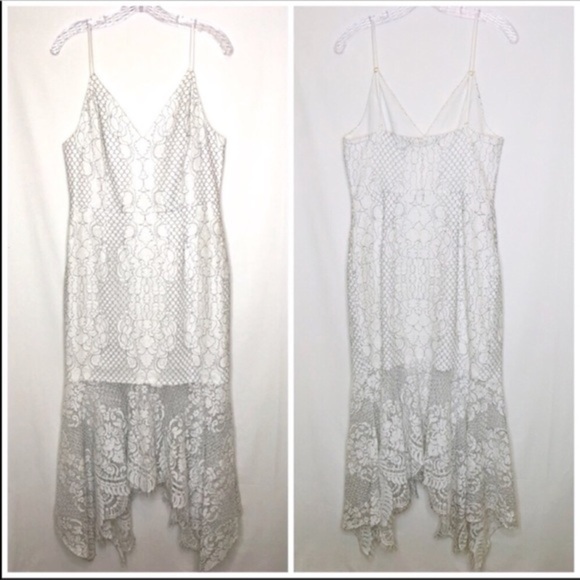 NWT Shona Joy Lace overlay sweetheart dress 10 L - Picture 3 of 8